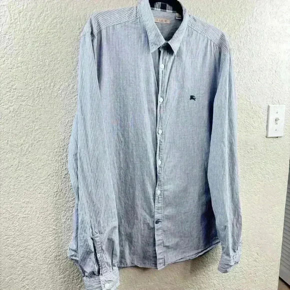 Burberry Brit Men’s Button-down Stripped Shirt - Size XL - Picture 3 of 7